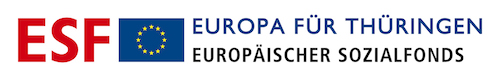 Verkürztes ESF-Logo mit EU-Flagge in RGB