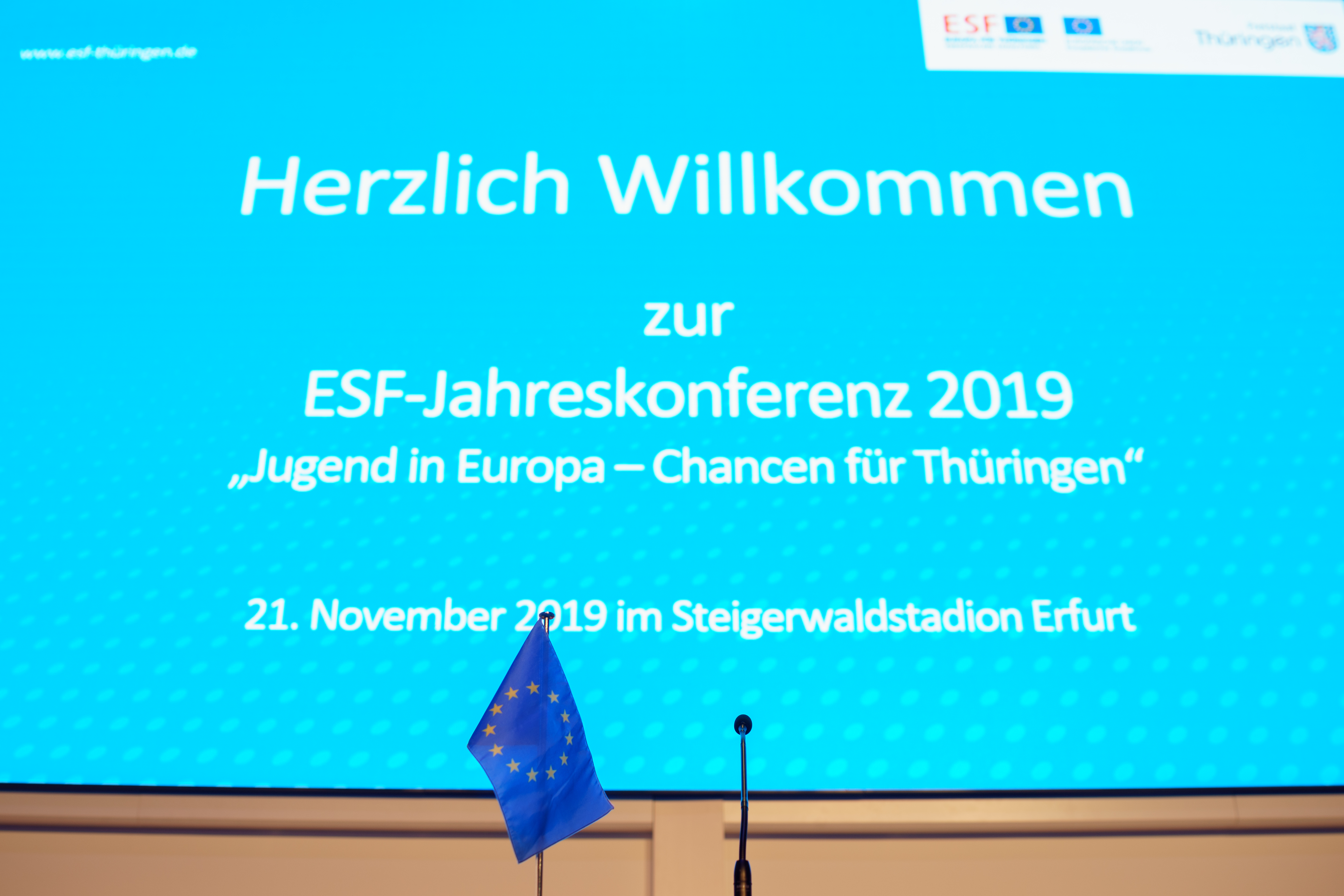 Begrüßungschart zur Jahreskonferenz 2019