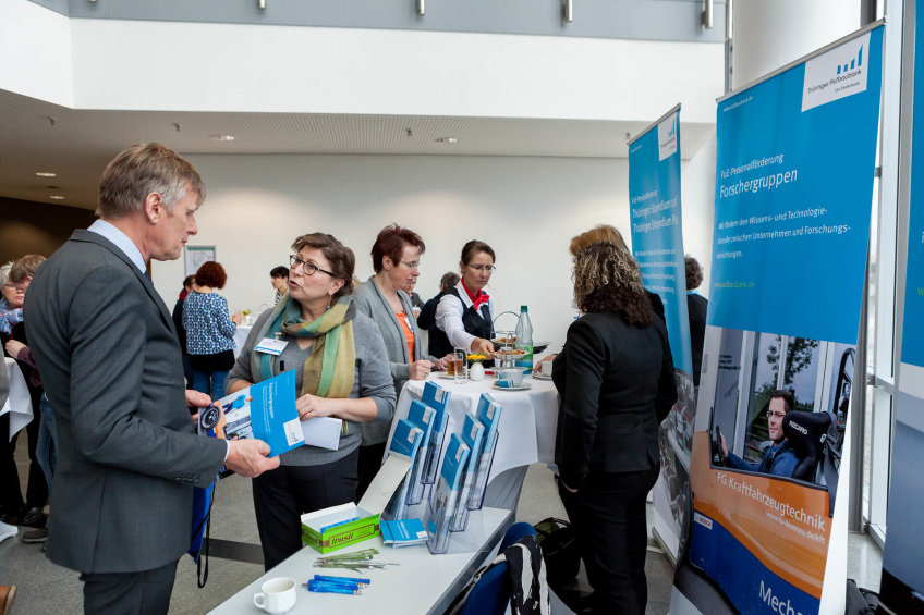 Präsentationsstand der Thüringer Aufbaubank