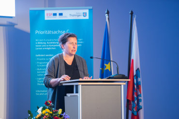 Ines Feierabend, Staatssekretärin im Thüringer Ministerium für Arbeit, Soziales, Gesundheit, Frauen und Familie